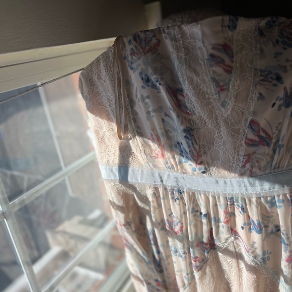 BCBGMAXAZRIA Elle strapless floral lace gown - Picture 11 of 16